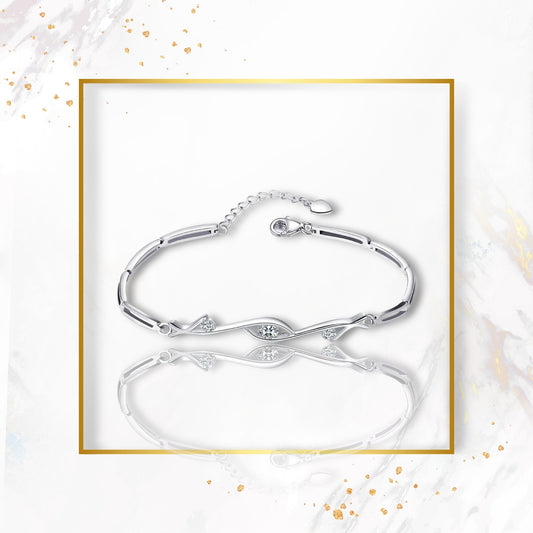 Gleam™ silver bracelet